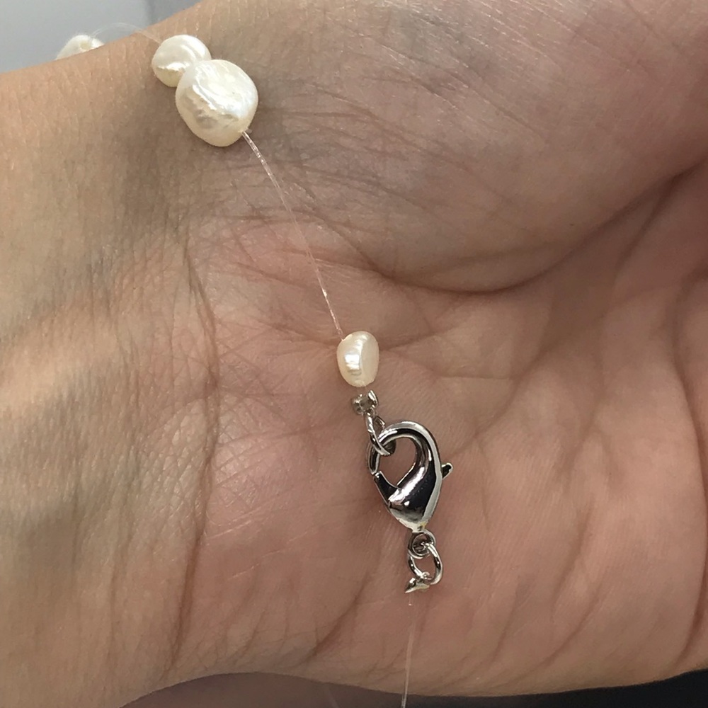 Natural Freshwater Pearl Bracelet - Picture 3 of 3